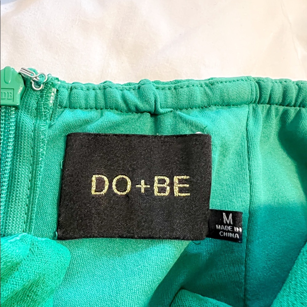 DoBe Green Romper with flared waist